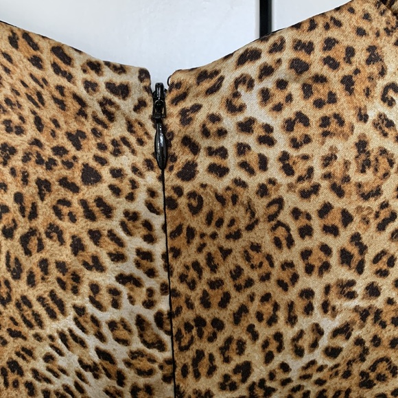 Guess by Marciano Leopard 🐆 Print Silk Dress 🔥 - Picture 6 of 8